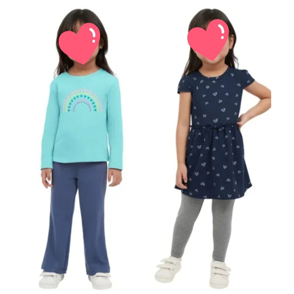 LANDS' END 3T Four Piece Outfit Set NWT ~ Girl 3T Rainbow